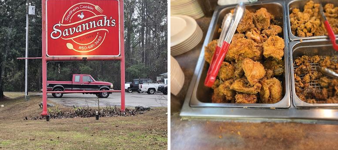 Savannah's Country Buffet Menu