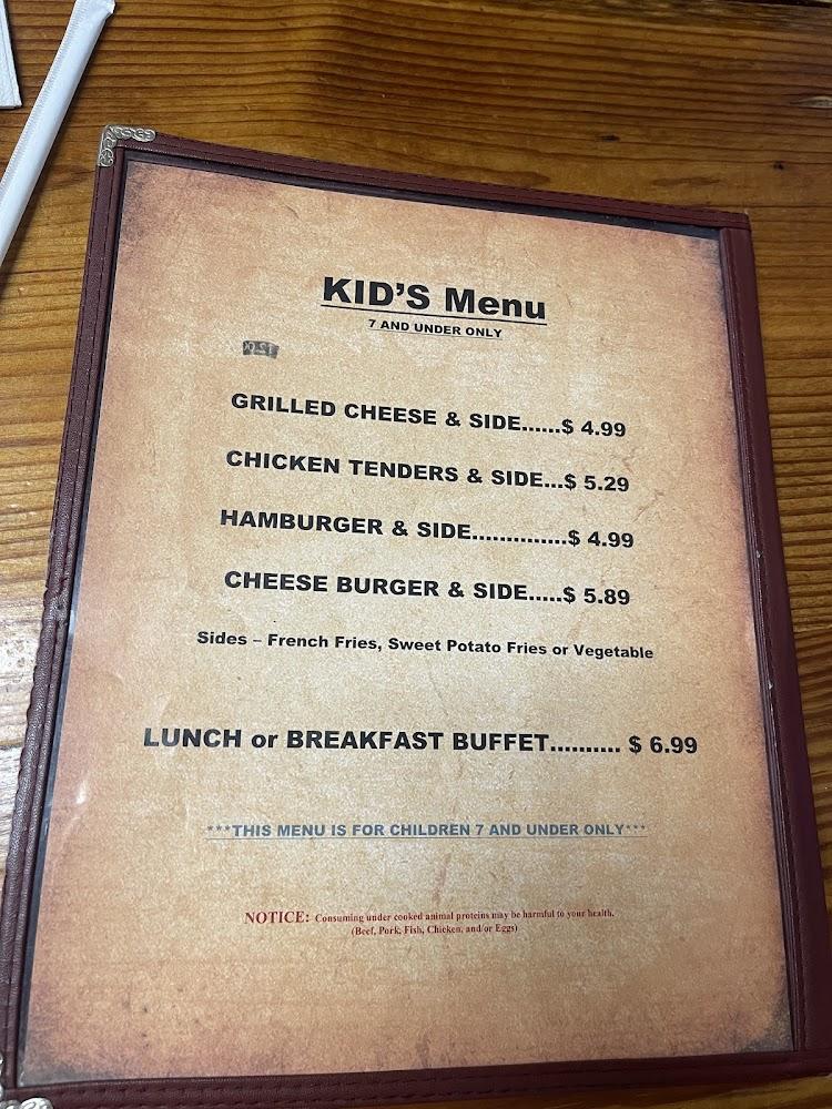 Savannah's Country Buffet Menu image 4